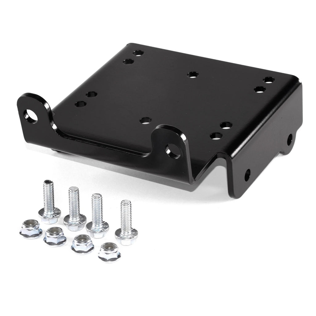 Heavy-Duty ATV Winch Mount Bracket Powder Coated Steel T1276