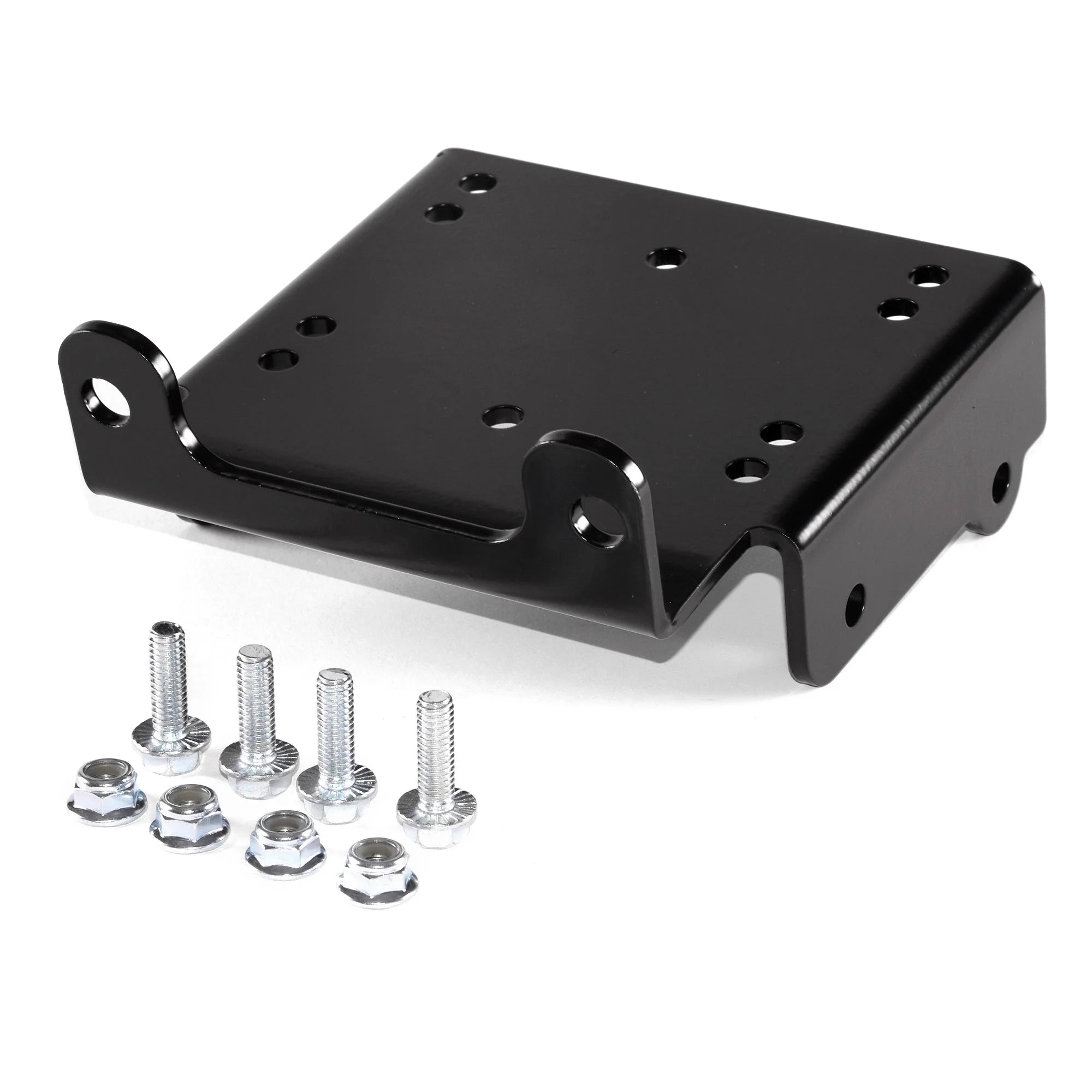 Heavy-Duty ATV Winch Mount Bracket Powder Coated Steel T1276