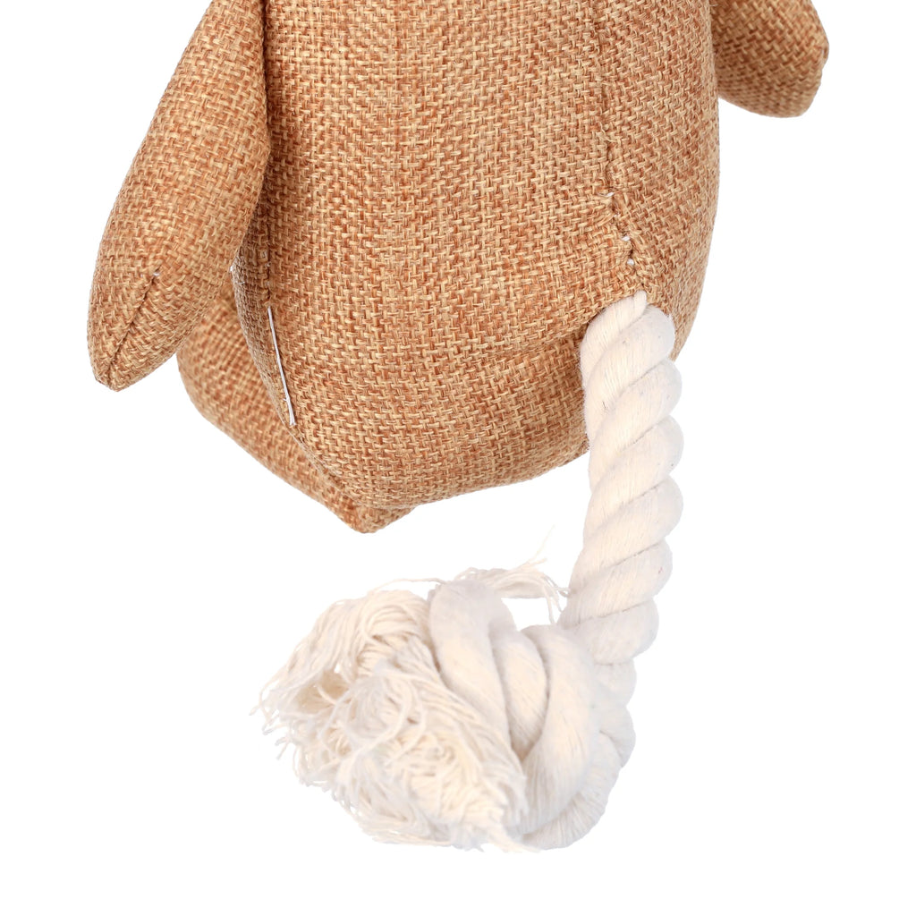 Tan Monkey Plush Dog Toy E444591
