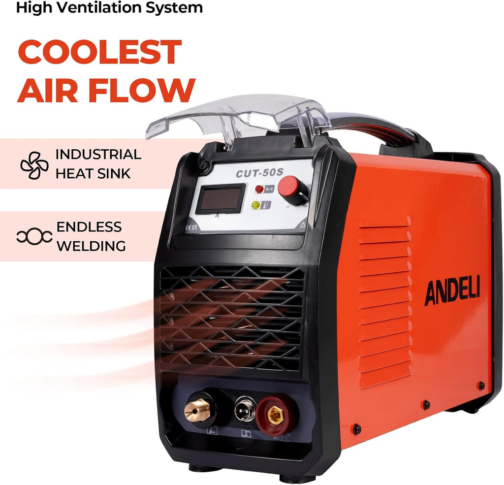 40A Plasma Cutter Machine Kit with Orange Plastic Case R8226