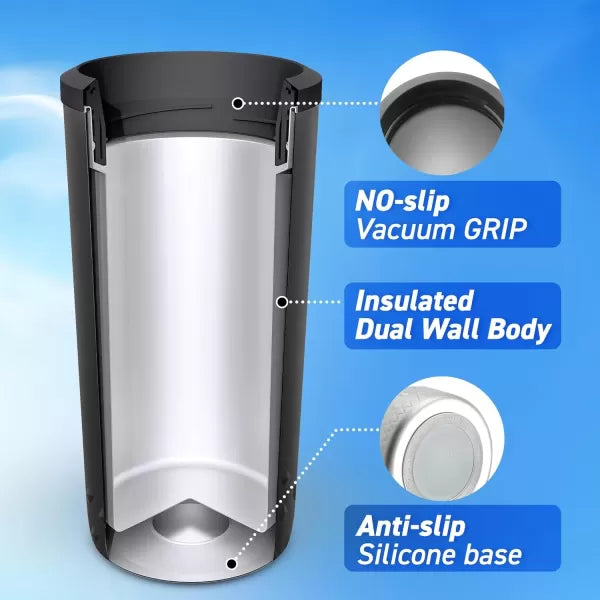 Stainless Steel Slim Can Cooler P4280