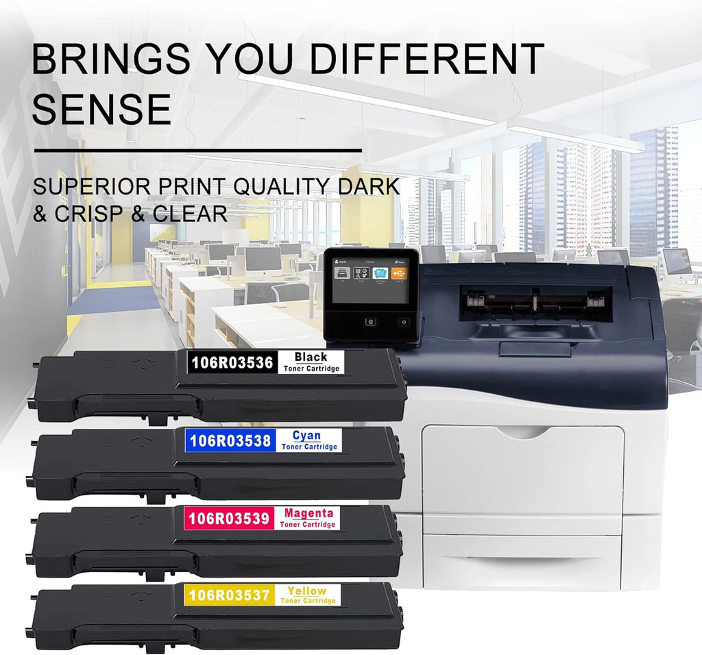 4 PK Toner Cartridge for Xerox C400 C405 Printer M2098