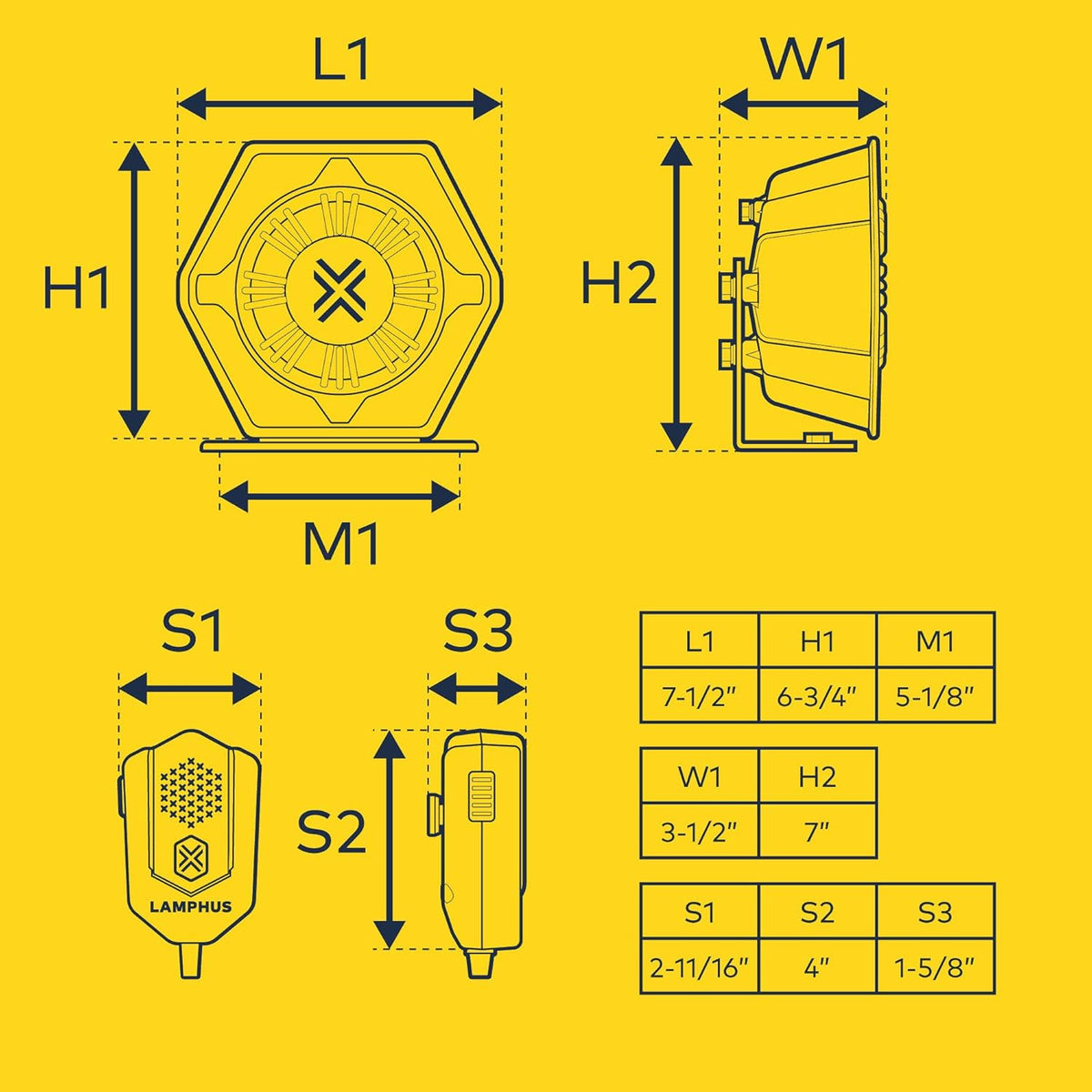 100W Emergency Police Siren Kit PA System M1683