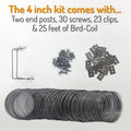 Stainless Steel Bird Deterrent Coils, Pack of 2 N739