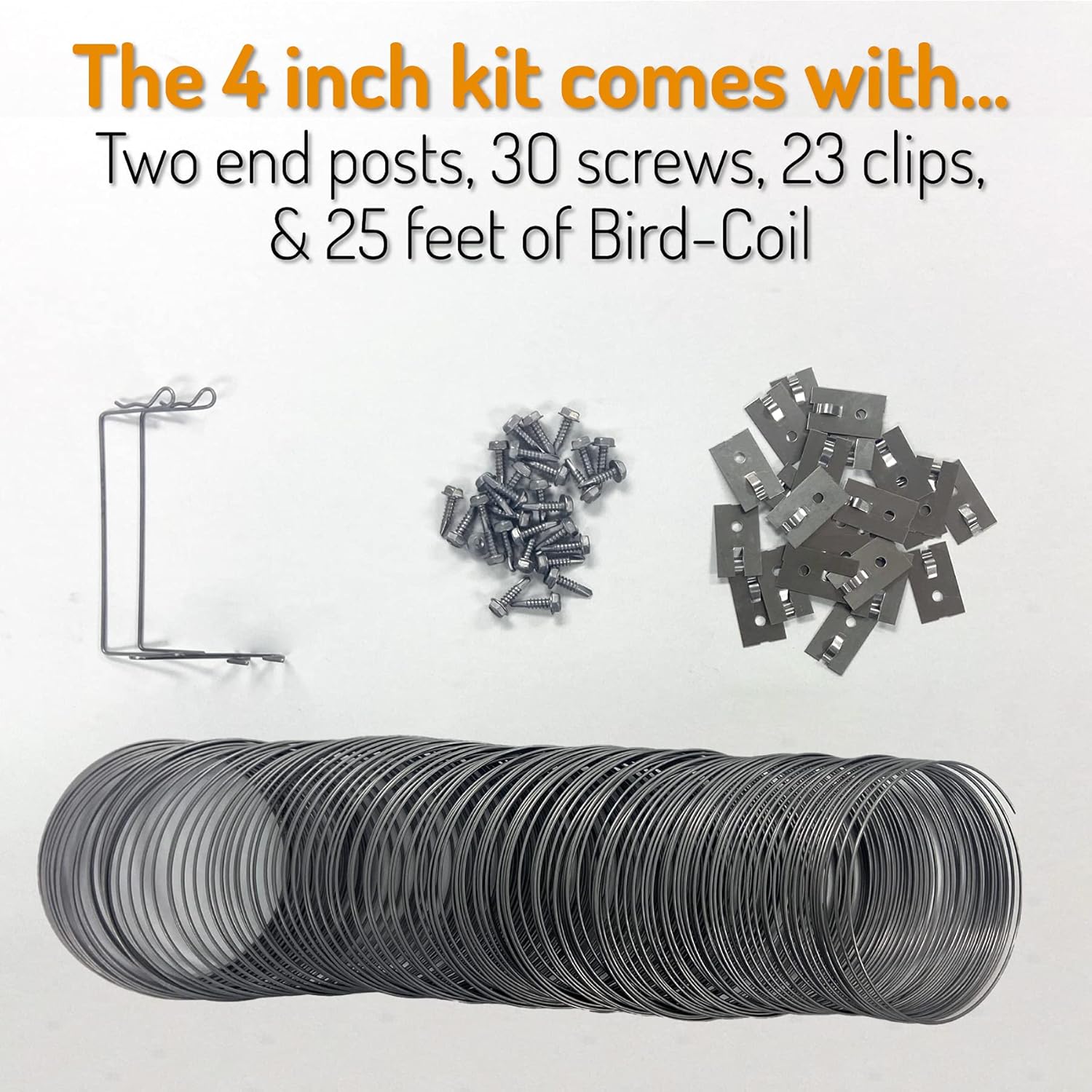 Stainless Steel Bird Deterrent Coils, Pack of 2 N739