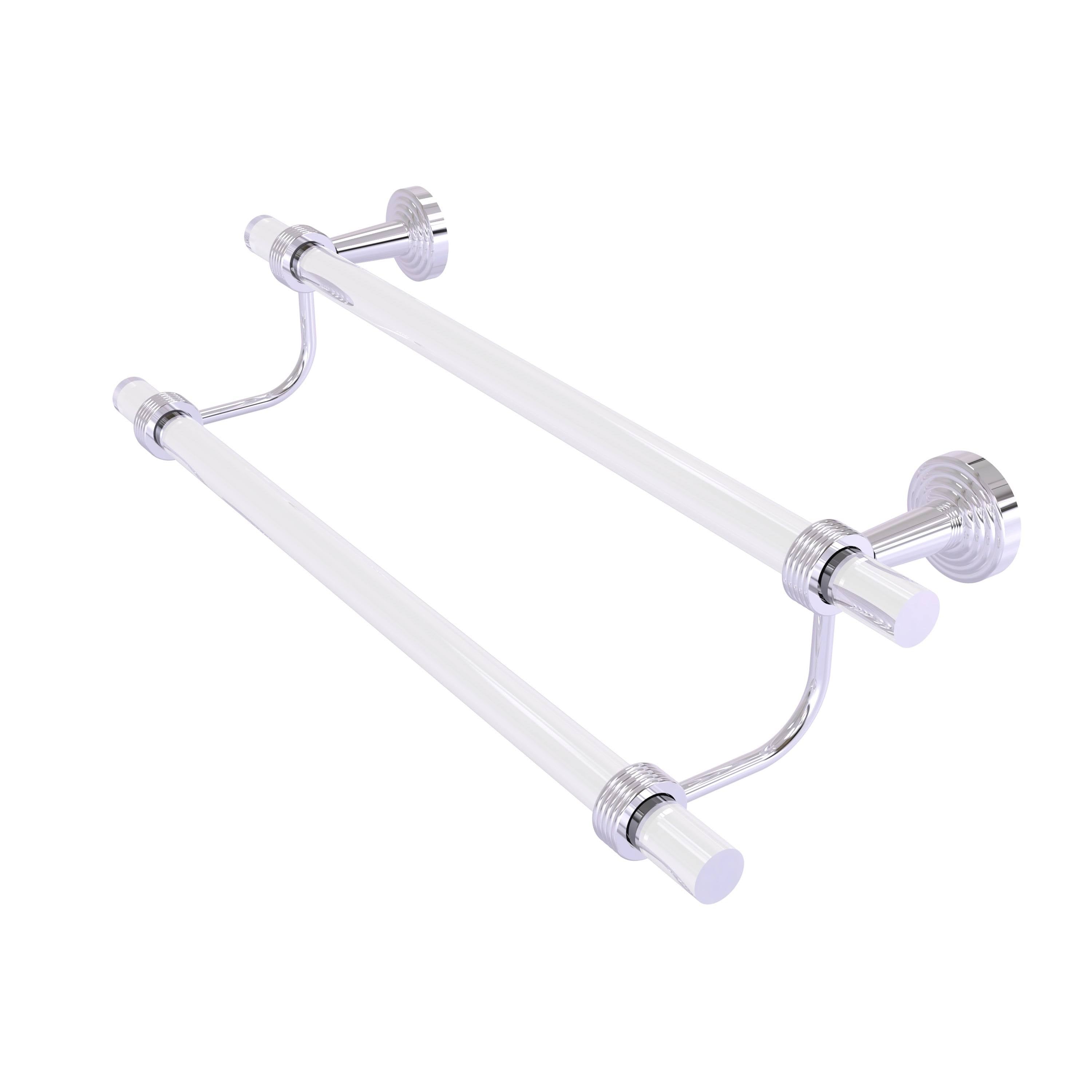 Antique Pewter Double Towel Bar U979456