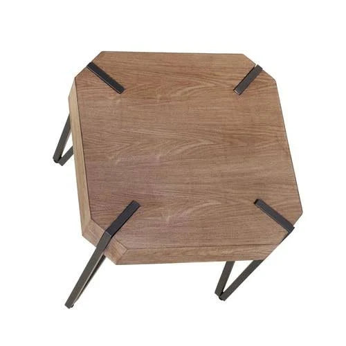Brown Wooden Side Table Q384
